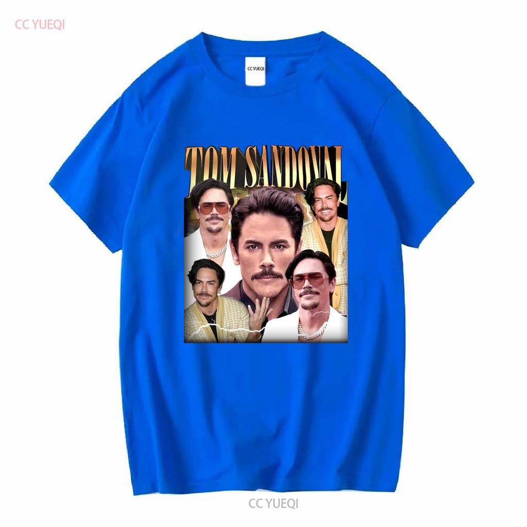 Limited Tom Sandoval Bootleg T Shirt Oversize Bgl391 Long Or Short Sleeves Vintage Washed Top For Everyday Wear Slightly