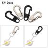 Buckle Outdoor Hook Survival EDC Gear D-Ring Key Chain D Carabiner Spring Clips Camping Keyring