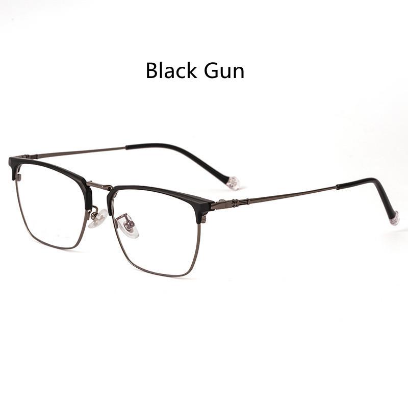 Anti Blue Light Pure Titanium Ultra-Light Reading Glasses Men Brand Design Square Frame Photochromic Cr-39 Resin Lenses +1.5 2.0
