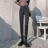 Stretch Jeans Women 2021 New Korean Version of The High-waisted Slim Slimming Skinny Pants with Nine-point Pencil Feet Versatile Bottoms