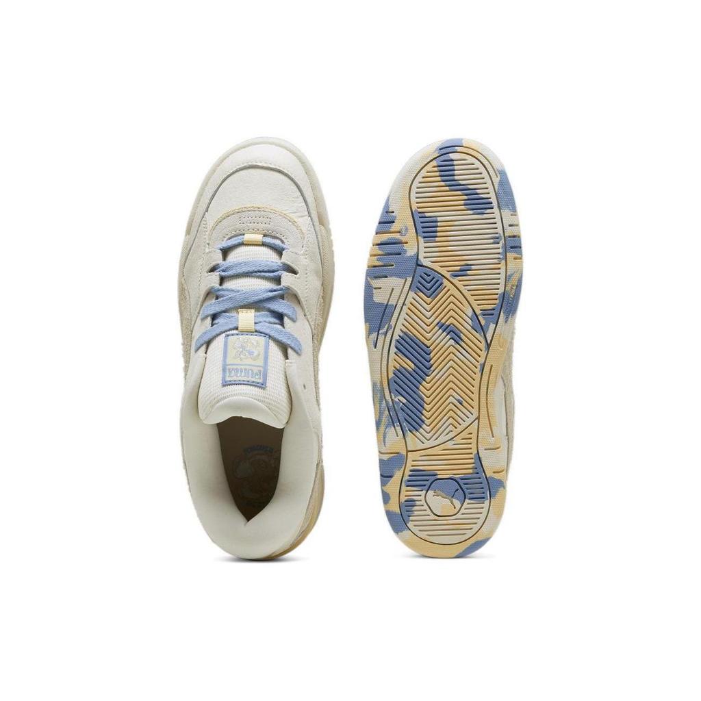 Puma Унисекс Бежево-синие 180 Вельветовые Низкие Кроссовки 396402-01