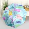 1pc Mermaid Cats Automatic Folding Umbrella - 8-Rib Automatic Open/Close, Portable Collapsible Compact Umbrella yy251218065