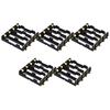 1-5Pcs 18650 SMT Battery Holder 18650 SMD Battery Box with Bronze Pins Rechargeable Battery Holder Clip Storage Case Power Bank