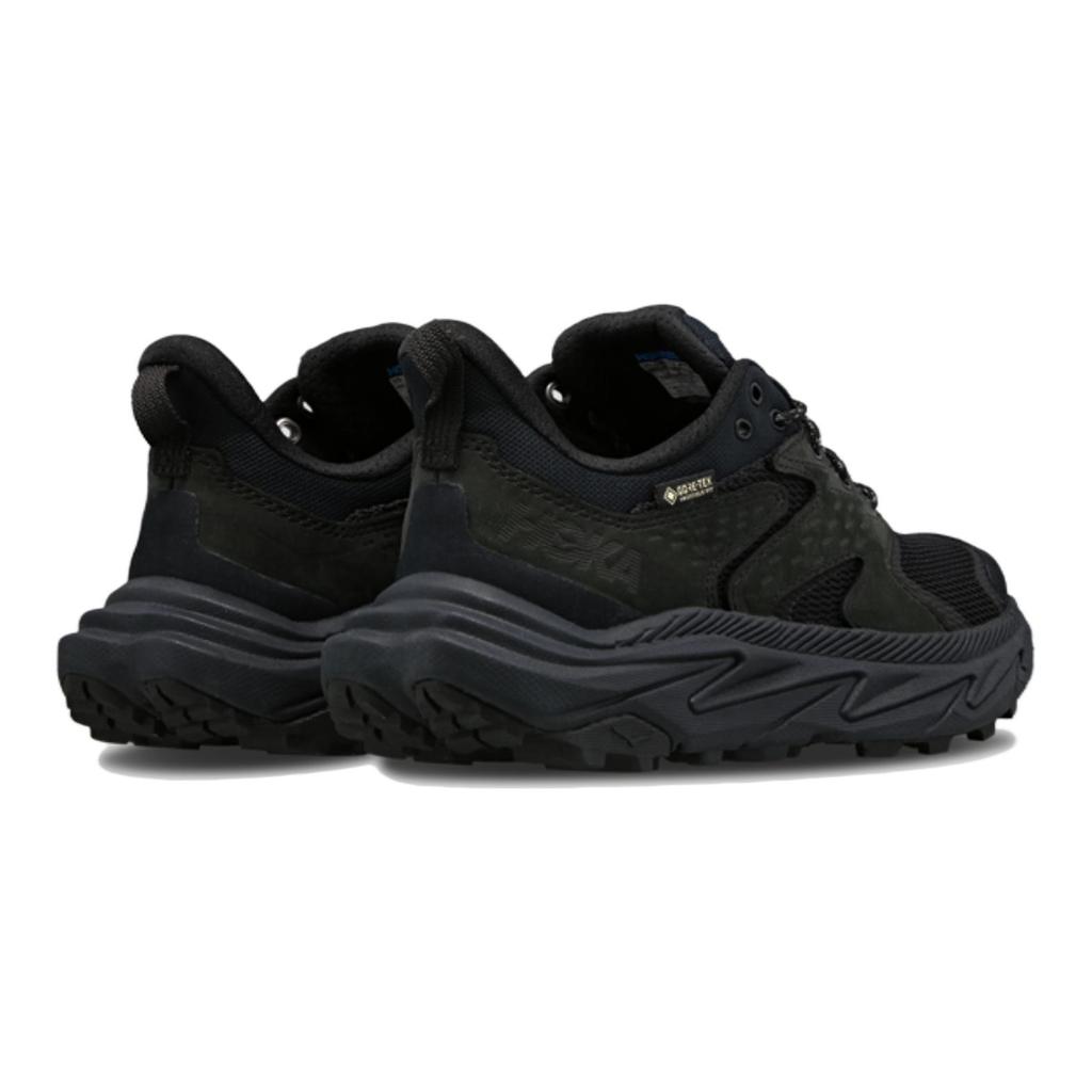 HOKA Anacapa 2 Low GORE-TEX Kids Triple черные детские кроссовки 1141630-BBLC