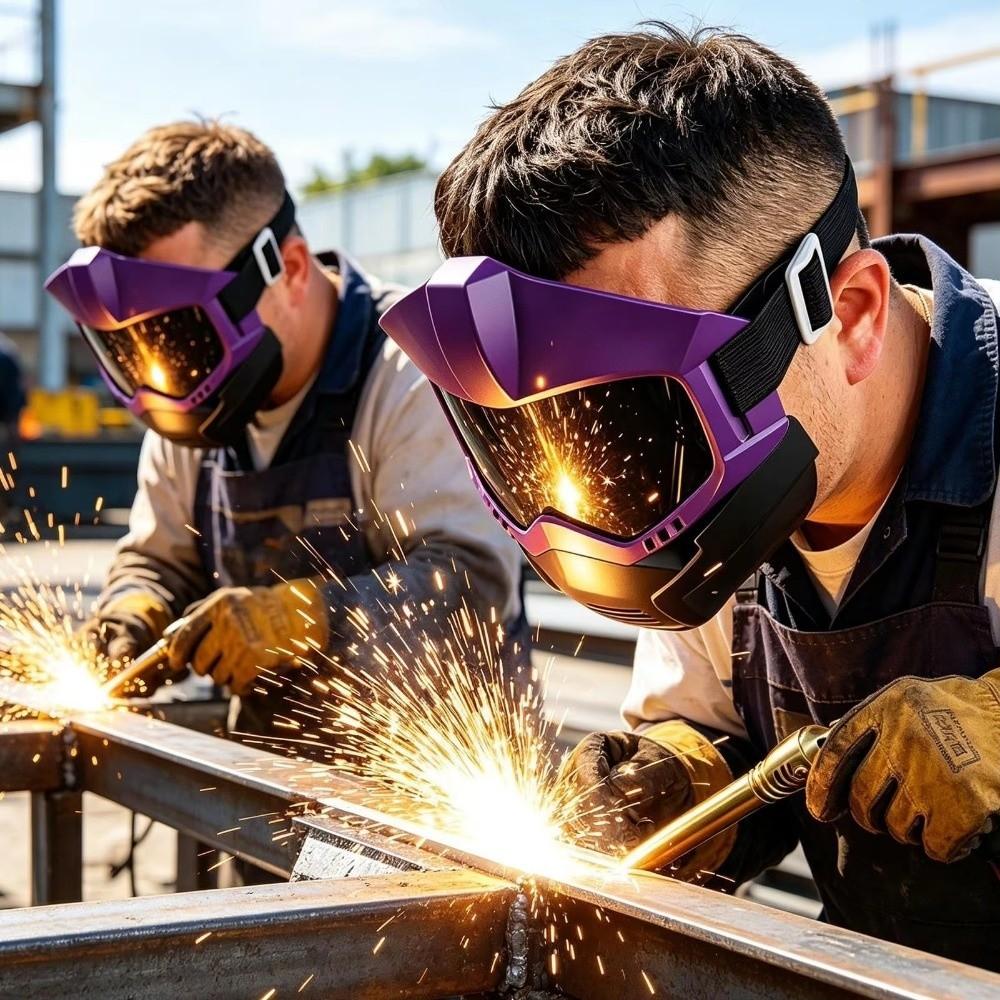 Anti Glare Welder Mask Ventilated Welding Helmet Welding Face Shield Metal Production