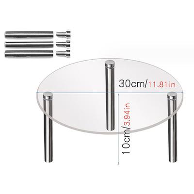 Подставка для кексов Home House Прозрачная подставка для кексов для демонстрации тортов, украшений, косметики, духов, поделок, акриловая стойка для демонстрации