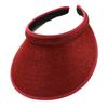 Women's Fashion New Foldable Wide Brim Portable Visor Hat Straw Cap Beach Hats Sun Hat