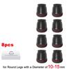 8PCS Thickened Leg Pad Upgraded Felt Table Foot Protective Cover Chair Leg Cover  Table Protection