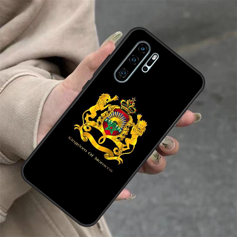 Morocco Flag Coat Of Arms Case For Huawei Nova 9 SE 10 5T 11i 8i 7i 3i Y61 Y91 Y60 Y70 Y90 P20 P40 Lite P30 Pro Cover