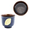Kasyou Studio Hanasei Kobo Urushi Health Sake Blue Moon Small Sake Made In Japan Cup, (Gold), Cup, Gift,