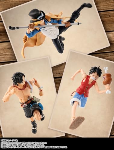 TAMASHII NATIONS S.H.Figuarts ONE PIECE Sabo - Chief of Staff of the Revolutionary Army - Approximately 155mm PVC & ABS Painted Movable Figure