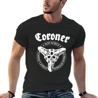 Футболка Masked Coroner хлопковые футболки с графикой мешковатые футболки аниме фигурки базовая футболка мужская дизайнерская одежда