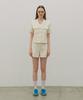 320SHOWROOM Utility Half Pintuck Shorts Cream