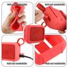 Silicone Case Travel Carrying Pouch with Speaker Mount Strap Portable Speaker Case Shockproof Speaker Sleeve Cover for JBL Go 4