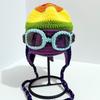 Danjianji Пилотская вязаная шапка Ручная работа Креативная Хипстерская Шапка-ушанка Европейская и Американская Вечеринка Личность Кисточка