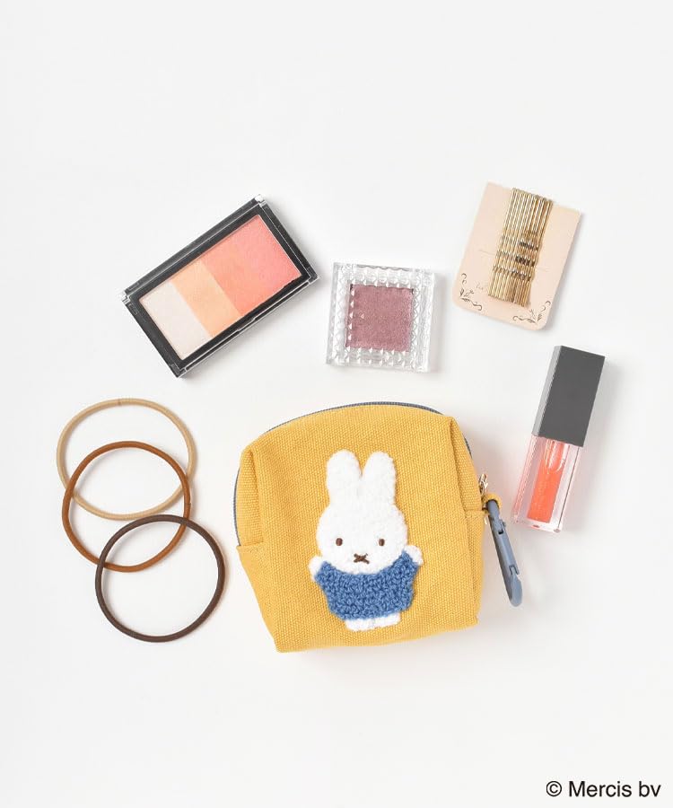 Marimo Craft MIFFY Цветная серия Сагара Мини-косметичка, Синий, Для мелких предметов, Косметичка с персонажем, Синий, Прибл.. Ш80 x В80 x Г40 мм (DBM-3221)