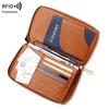 New Passport Bag Long Zipper Passport Clip Multifunctional Travel Storage Document Bag