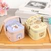 1Pc Vintage Small Suitcase Storage Tinplate Candy Box Gift Box Cookie Gift Box Small Suitcase Sundries Organizer Storage Can