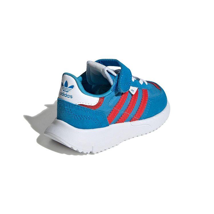 adidas Originals Retropy F2 CF EL Кроссовки спортивные повседневные на липучке, нескользящие, износостойкие, легкие, с низким верхом, для ходьбы, детская обувь, сине-красные GX9217