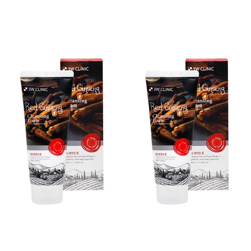 3w Clinic 5 видов очищающей пенки: Гиалуриновая кислота/Авокадо/Цитрон-С/Белый трюфель/Красный женьшень 100мл (20 вариантов)