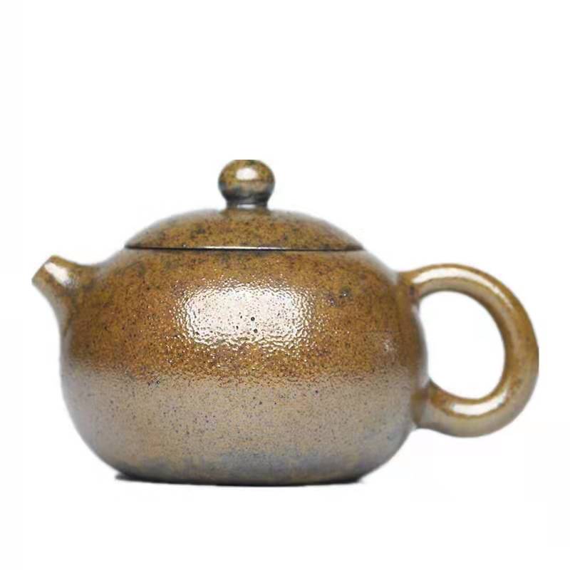 Китайский чайник Исин, фиолетовый глиняный горшок, необработанная руда, фрагмент кунжута, грязь, дровяной горшок Сиши, чайник, чайный сервиз