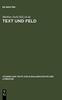Книга Text Und Feld : 108