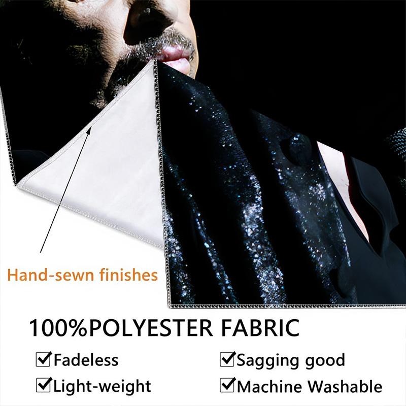 Johnny Hallyday Legend Tapestry Wallmounted Background Cloth Homestay Soft Decoration Tapestry Wall Decoration Wall Covering Decoration