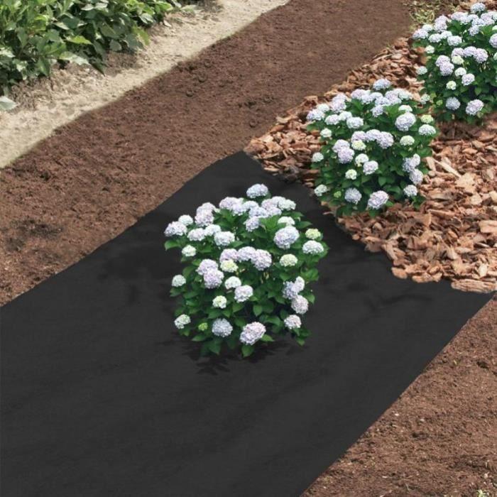 Feutre de paillage - TOILE DE PAILLAGE - 8x1.5 m - Perméable - Anti-UV - Résistant