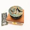Sundial Compass Solid Brass Vintage Nautical Retro Steampunk Polished Hardwood Box Marine Compass Vintage Nautical Compass and Hardwood Box