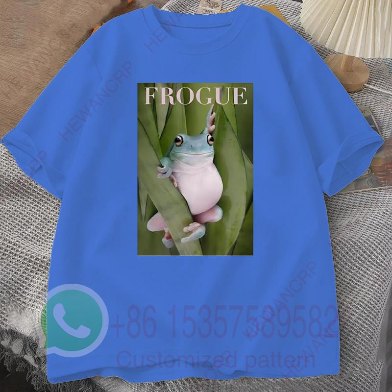 Футболка Frogue Мужской Спортивный костюм Хлопковые Короткий рукав Круглый вырез Пуловер Дышащий Повседневный Спортивная одежда Харадзюку Ретро Уличная одежда