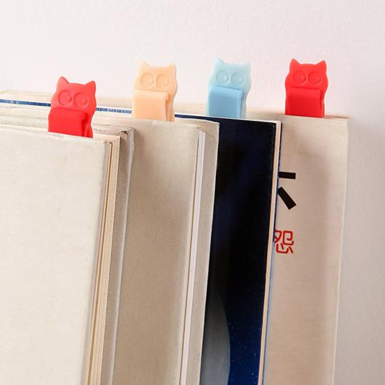 3 шт. Автоматический зажим для закладки, мягкий силиконовый зажим для книги, легкий маркер для страниц, умный