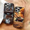 Чехол для телефона в виде тяжелого танка Для iPhone 17,16,15,14,13,12,11 Plus,Pro Max,XS,Разноцветный Серебристый Черный Чехол