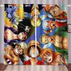 Комикс One Piece Home Decor Гостиная Спальня Шторы Для Затемнения Шторы Игра Кухня Аксессуары Рождественские Подарки