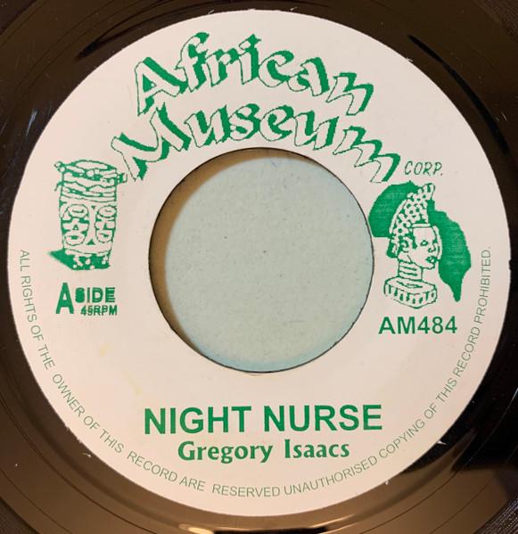 7inch Record GREGORY ISAACS Night Nurse Crying Over You AM484 African Museum UK Reggae Ska Dub Used