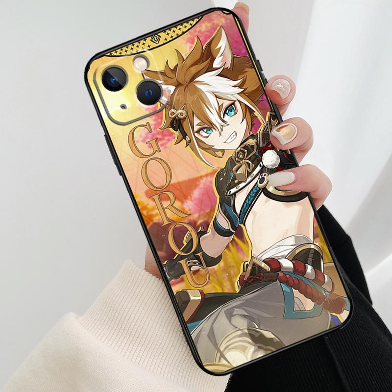 Чехол для телефона Genshin Impact Горо для iPhone 17 Pro Max 15 14 13 11 12 16 Pro Max mini 15 16 Plus 16e 17 Air Cover