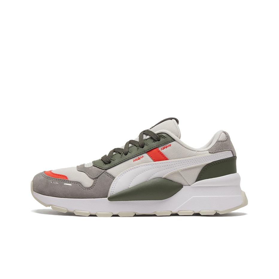 Puma Rs 2.0 Зимний Ткань Кожа Классический Универсальный Амортизирующий Прочный Низкий Верх Повседневная Обувь для Образа Жизни Кроссовки Унисекс Дымчато-Серый 374013-03