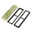 Natural Emerald Knife Sharpening Stone 10000 Grit Fine Whetstone Grindstone with Draining Base