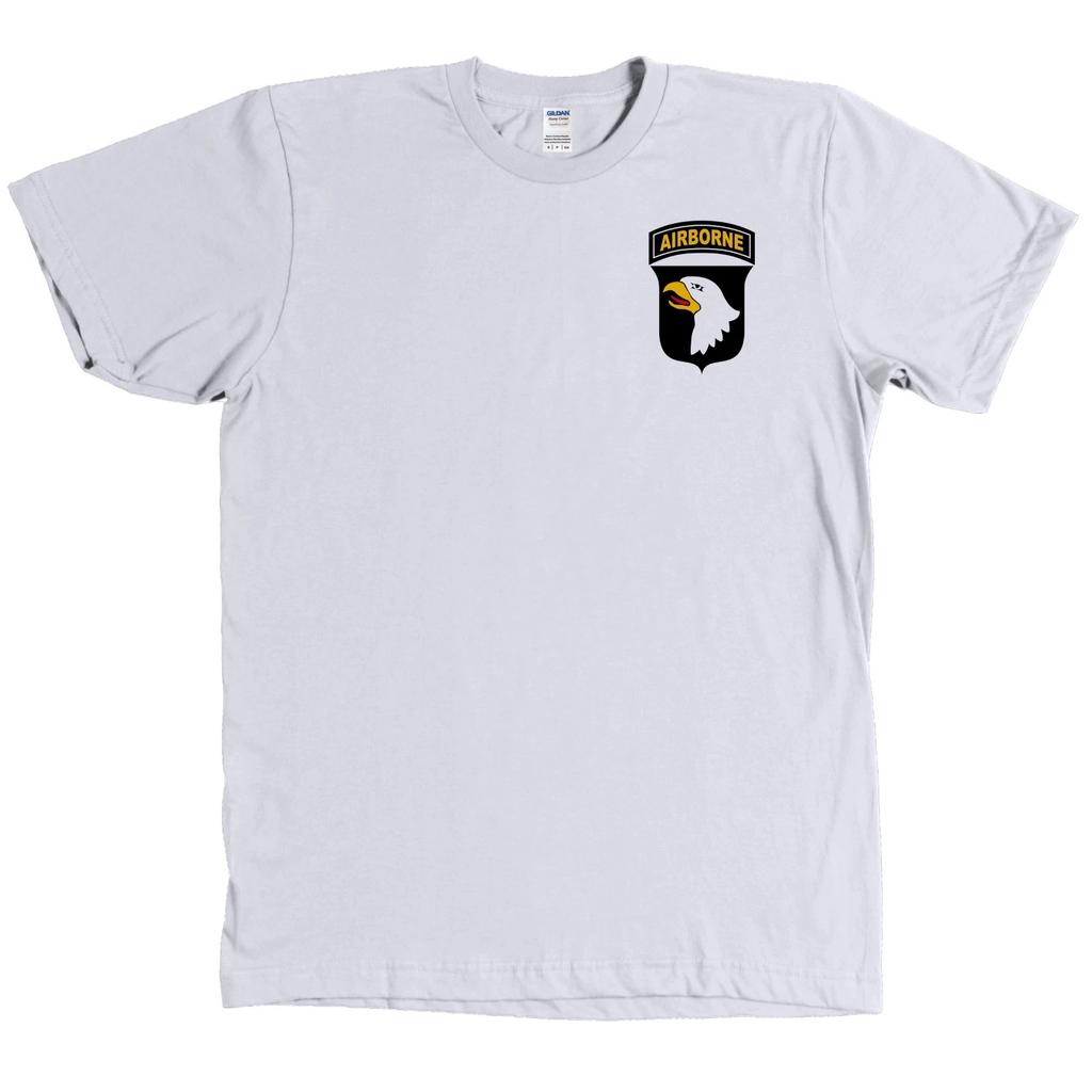 101st Airborne Division Screaming Eagles Badge Only T Shirt US Army Tee NEW