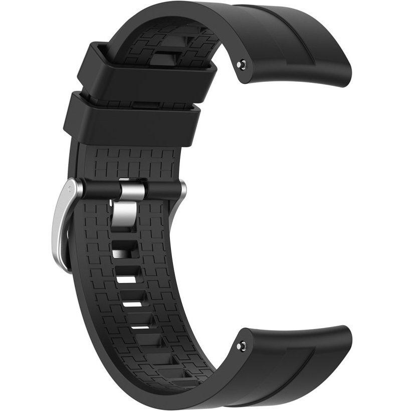 Universal Silicone Strap 22mm, Black