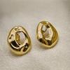 Irregular Metal Ear Clip Earrings Without Ear Piercings Exaggerated Ear Clips Fashionable Earrings for Women
