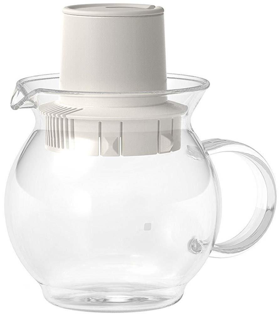 HARIO Tea Hat Off-White Tea Bag Pot, 300ml, TTH-30-OW