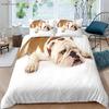 Animal Dog 3D Stereo Printing Quilt Cover Down Quilt Cover 100% Polyester Bedding Set Single Bed Kids Gift Single Bed Double Bed