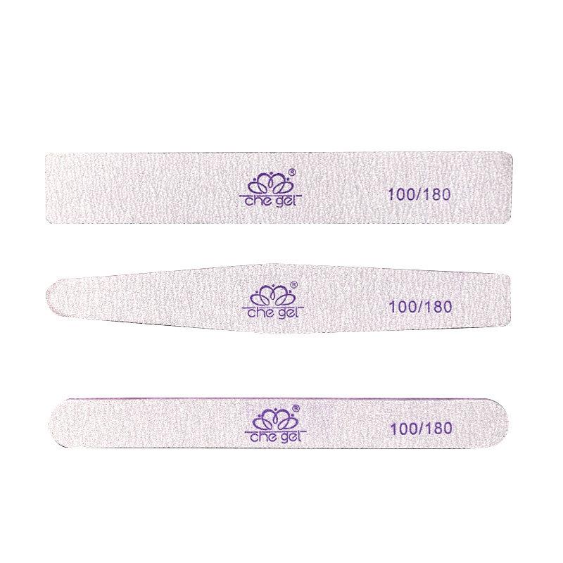 Новый набор полосок гель-лака для ногтей: Включает в себя средство для снятия лака, полоски для полировки, формовщик ногтей и полировальную губку.