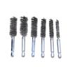 Мода 6шт шестигранная ручка пистолет щетка труба дноуглубительная чистка проволока металлический камин очиститель мытье полировка инструменты