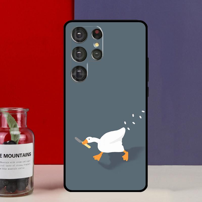 Мультяшная Милая Гусь Игра Фонда Чехол Для Samsung Galaxy S25 Ultra S9 S10 S20 FE S21 S22 S23 Plus S24 Ultra Чехол Для Телефона