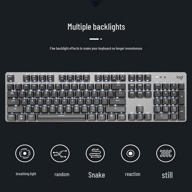 Logitech K845 Полноразмерная проводная механическая клавиатура с подсветкой
