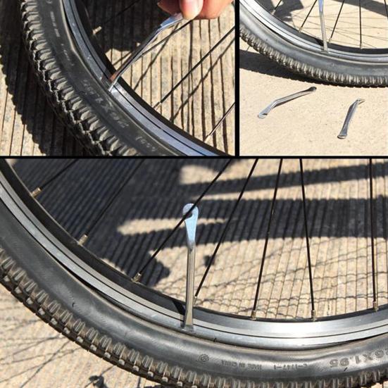 Инструменты для снятия велосипедных шин, простые в использовании, стальные, с защитой от ржавчины, ложки для открытия шин для мотоцикла