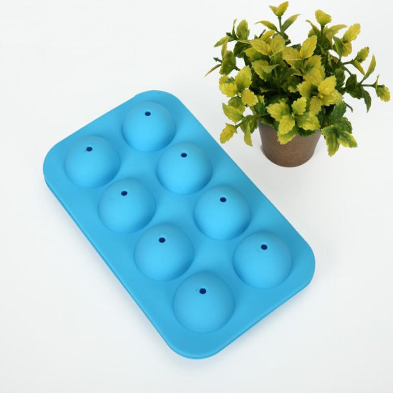 Silicone Molds 8 Units 12 Units 1 Set Holes Round Ball Cake Pop DIY Lollipop Tray Moulds Set Baking