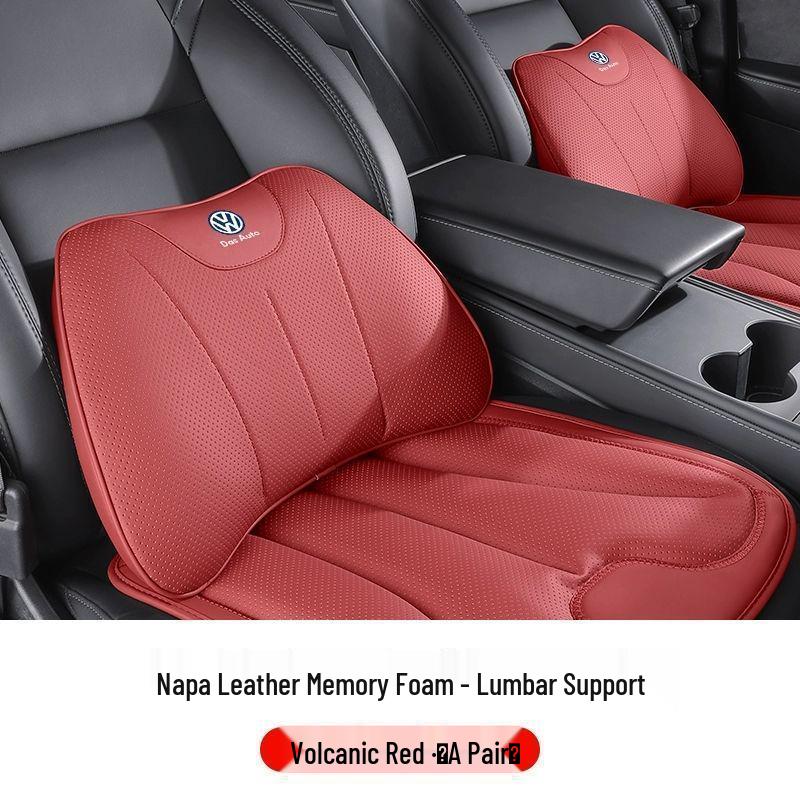 Volkswagen Lumbar Support & Headrest: Compatible with Passat, Magotan, Sagitar, Bora, Lavida, Tharu, ID3/4/6.