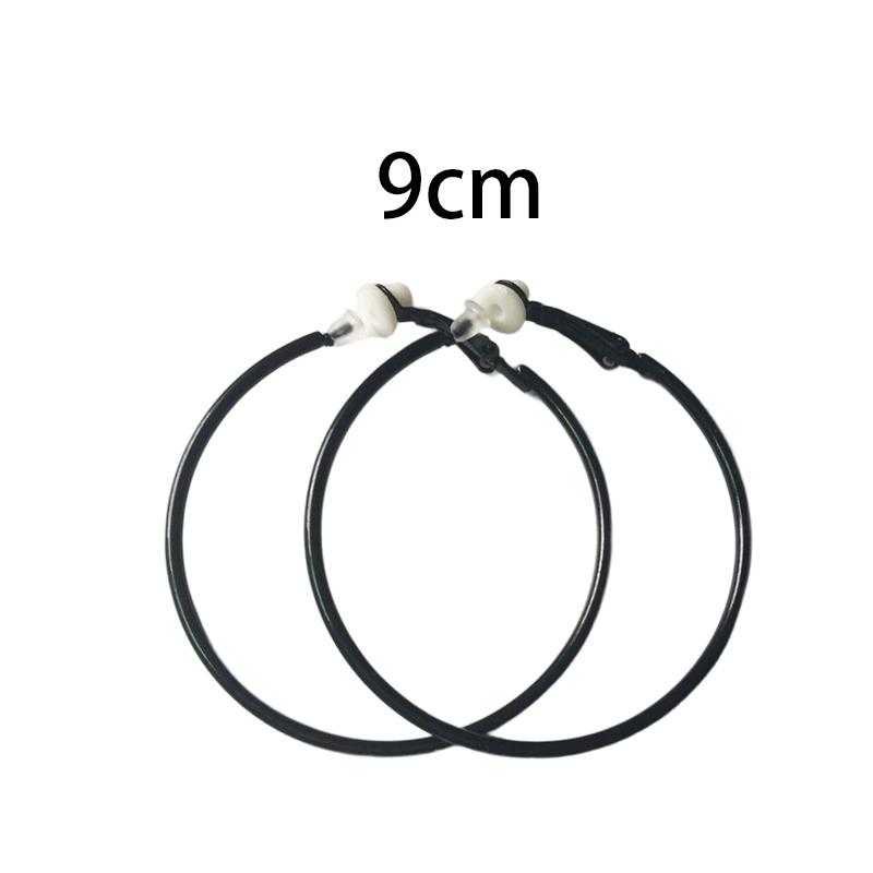 Женские серьги-клипсы без пирсинга, серьги-кольца, маленькие и большие круглые кольца с золотым серебряным покрытием